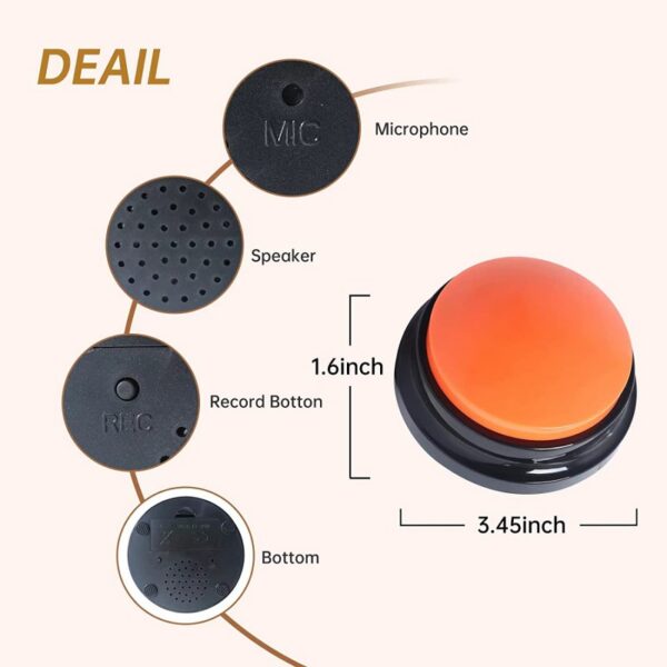 1005005625380613_1 Dog Buttons For Communication Pet Training Buzzer, 30 Second Record