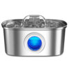 1005006565565038_0 Automatic Cat Fountain With Water Level Window Stainless Steel Quiet Pump