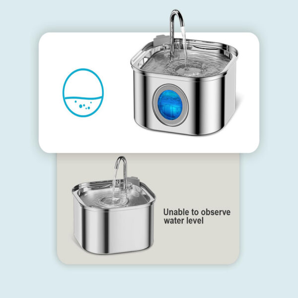 Smart Dog Water Dispenser With Visual Window
