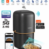 Automatic Cat Feeder Camera Pet Smart Wifi Tuya App Control Kibble Dispenser