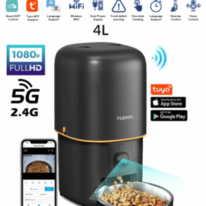 1005007086094845_0 Automatic Cat Feeder Camera Pet Smart Wifi Tuya App Control Kibble Dispenser