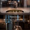 Automatic Cat Feeder Camera Pet Smart Wifi Tuya App Control Kibble Dispenser