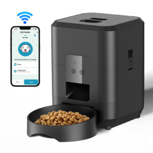 Smart Automatic Cat Food Dispenser With Timed Portions