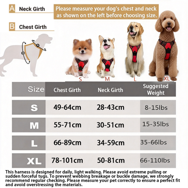 1005007345354130_1 Clip Reflective Comfortable Handle For Medium To Large Dogs Walking Free Shipping