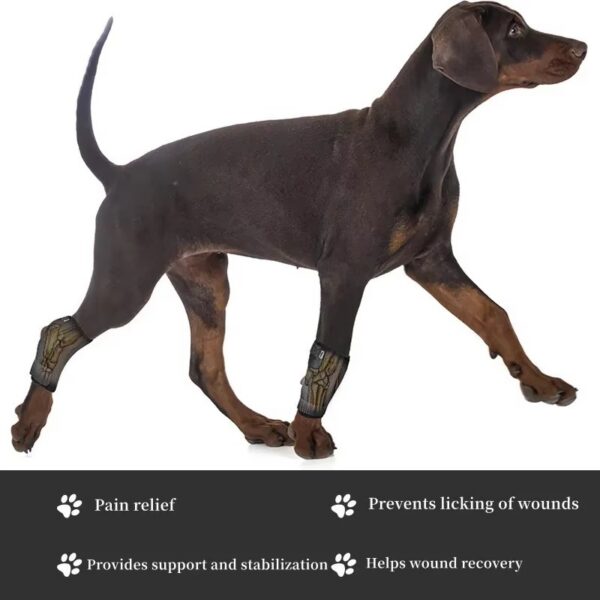 Dog Hock Joint Brace Pet Knee Pads Injury Recovery Arthritis Protector Cover