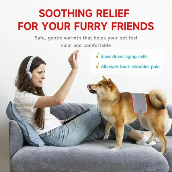 Infrared Red Light Therapy Belt Wrap For Dogs Cats