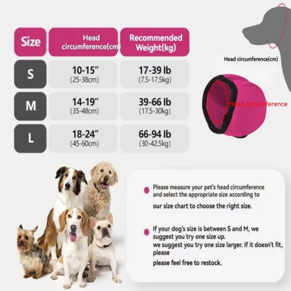 Anti-Noise Dog Calming Earmuff Waterproof Adjustable Pet Ear Muffs