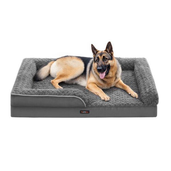 1005011538890048_1 Dog Bed Sofa Pet Couch With Sides, Removable Washable Cover Free Shipping