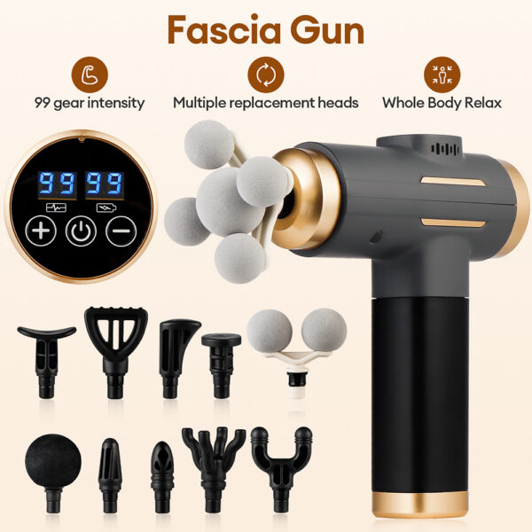 1005011587150935_0 Gun High-Frequency Vibration Body Massage Gun Arms Leg Muscle Masajeador