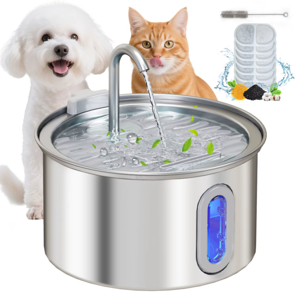 Triple Filtration System, Ultra Quiet Pump And Led Indicator
