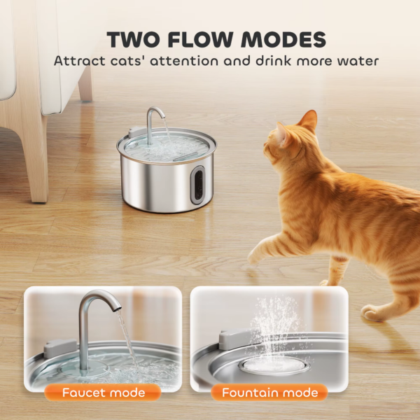 Triple Filtration System, Ultra Quiet Pump And Led Indicator