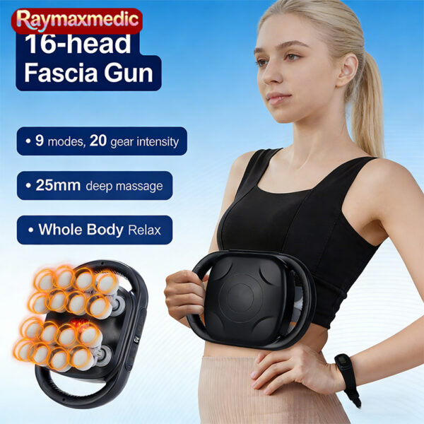 1005011906281173_1 Frequency Neck Shoulder Waist Massage Machine Professional Muscle Massage Gun