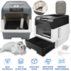 1005011941858199_0 Enclosed Cat Toilet With Litter Scoop For Home Pets Supplies Free Shipping