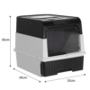1005011941858199_2 Enclosed Cat Toilet With Litter Scoop For Home Pets Supplies Free Shipping
