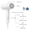 1005012038196996_2 Overheating Protection 3 Blowing Modes Slimmer Handle Low Noise For Dog Cat