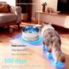 Wireless Cat Water Fountain 100 Days Long Battery Life Ultra Quiet Magnetic