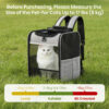 Bag For Cats & Small Dogs Up To 7Kg, 34×27×40Cm Free Shipping
