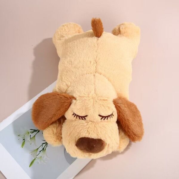 Lying Dog Fidget Toy Behavioral Training Soft Puppy Plush Doll