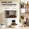 Large Capacity Two-In-One Smart Pet Feeder And Water Dispenser Wifi Camera