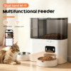 Large Capacity Two-In-One Smart Pet Feeder And Water Dispenser Wifi Camera