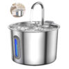 1005012797100437_0 Ultra Quiet Pet Water Fountain Dispenser With Water Level Window