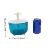 1005012814796590_2 Cat Water Fountain 1.2L Recirculating Usb Powered Silent Filter Foam