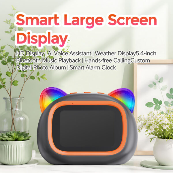 Alarm Clock Color Screen Lyrics Cat Ear Rgb Ambient Light