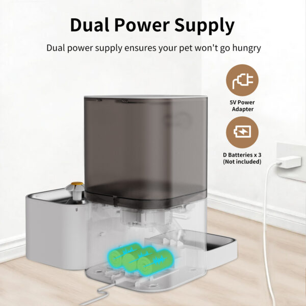 1005012849304630_3 Smart Pet Feeder With App Control Timed Feeding For Small Dogs