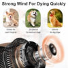 Professional Pet Hair Dryer With 2.3M Extendable Hose 3 Nozzles Free Shipping